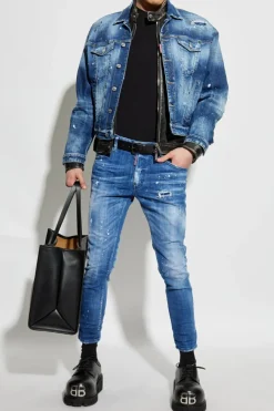 Dsquared2 NIEBIESKI Jeansy `Skater`
