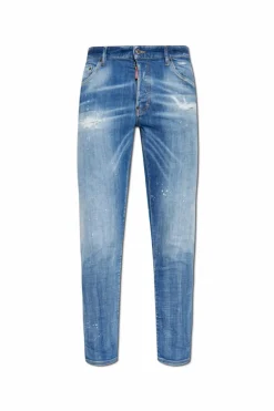 Dsquared2 NIEBIESKI Jeansy `Skater` Jean`