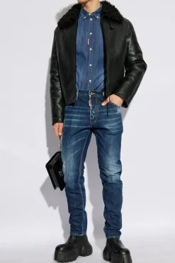 Dsquared2 NIEBIESKI Jeansy `Cool Guy`