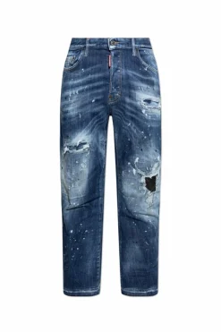 Dsquared2 NIEBIESKI Jeansy `Bro`