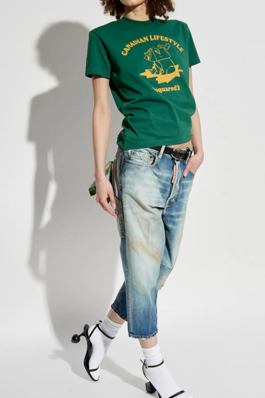 Dsquared2 NIEBIESKI Jeansy `Baby Carpenter`