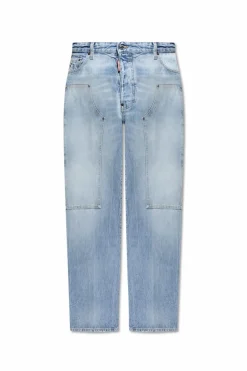 Dsquared2 NIEBIESKI Jeansy `Loose`
