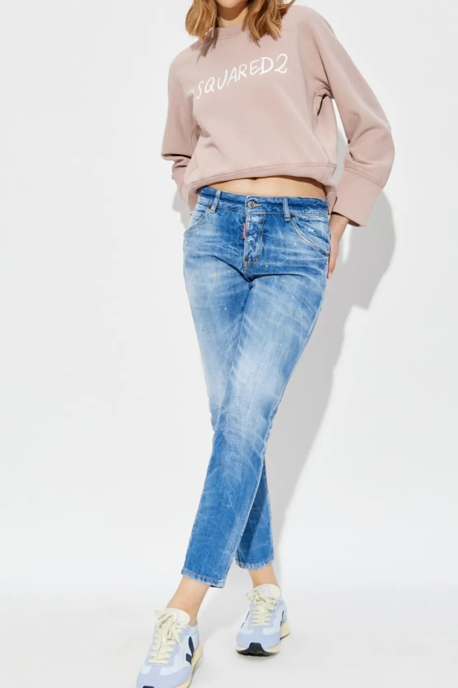 Dsquared2 NIEBIESKI Jeansy `Cool Girl`