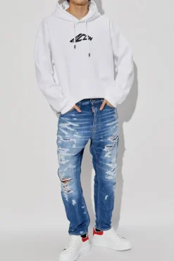 Dsquared2 NIEBIESKI Jeansy `Bro`