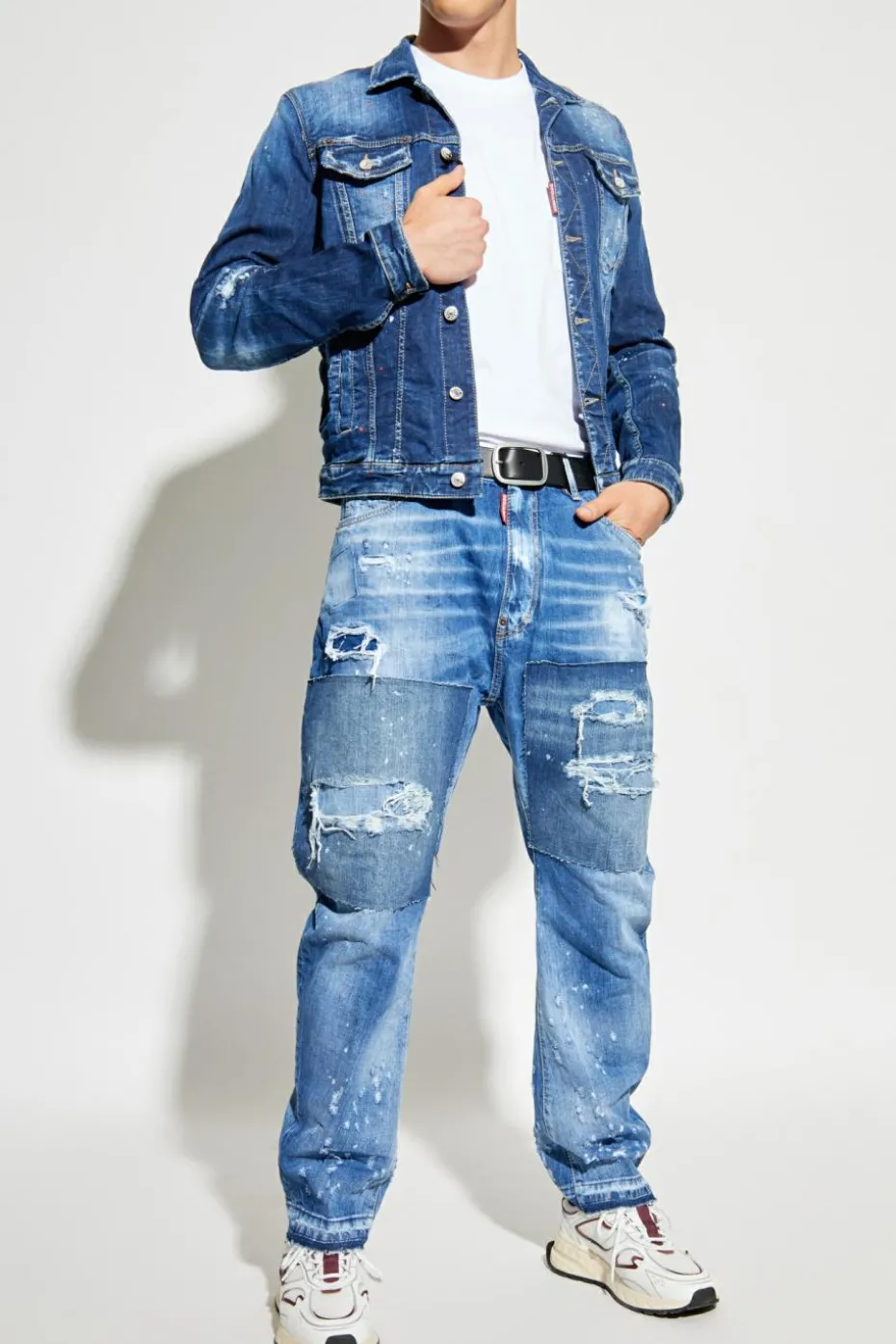 Dsquared2 NIEBIESKI Jeansy `London Bro`
