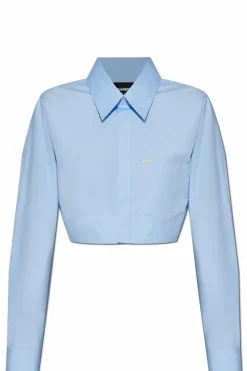 Dsquared2 NIEBIESKI Koszula z kieszeniami