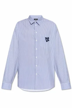 Dsquared2 NIEBIESKI Koszula kapsuła `Summer Lovers`