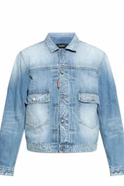 Dsquared2 NIEBIESKI Kurtka jeansowa