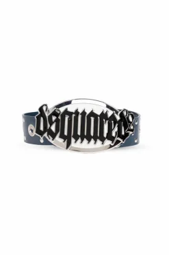 Dsquared2 NIEBIESKI Skórzany pasek