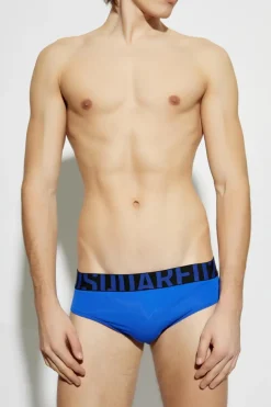 Dsquared2 NIEBIESKI Slipy kąpielowe