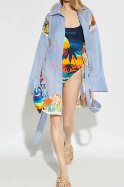 Dsquared2 NIEBIESKI Sukienka kapsuła `Summer Lovers`