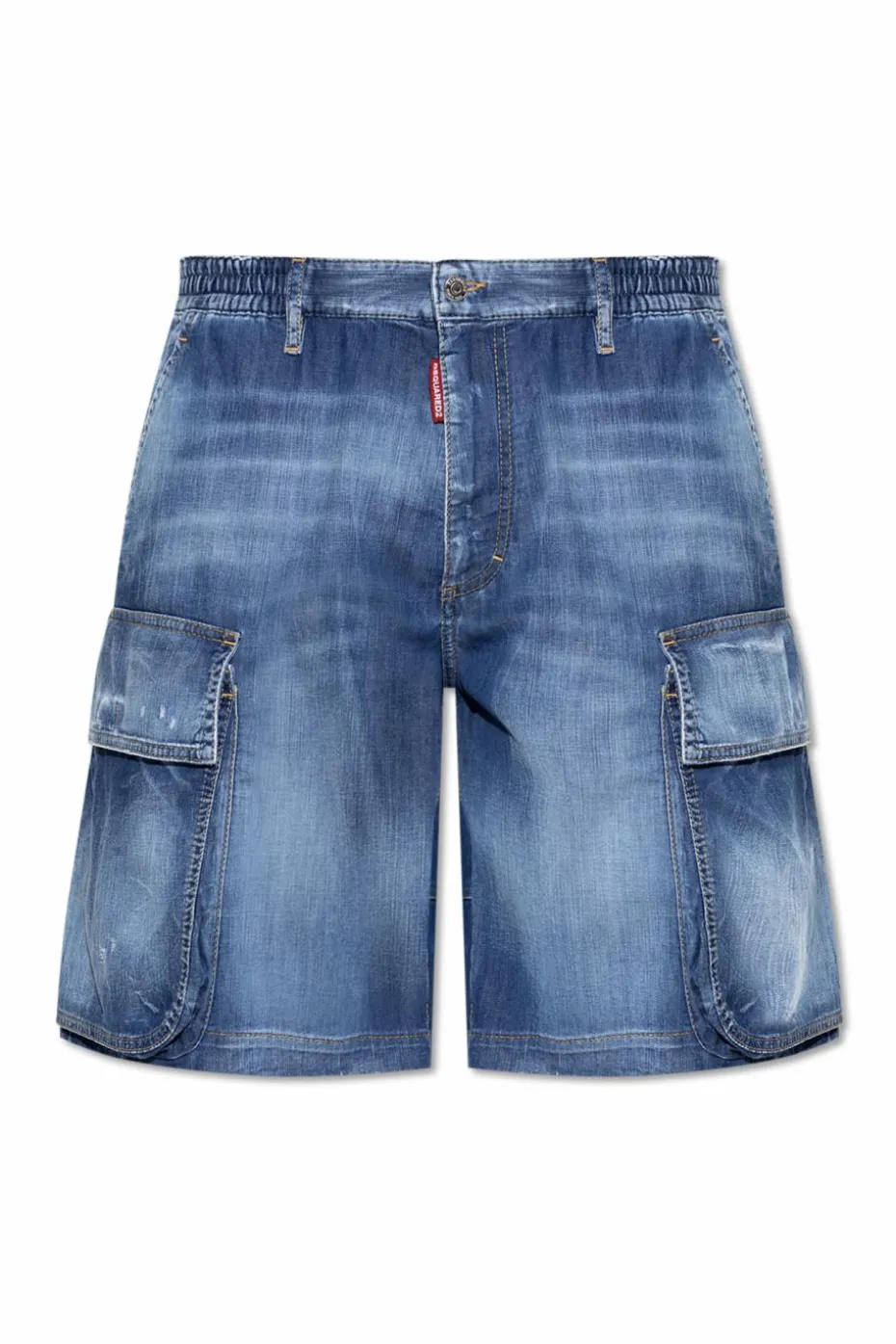 Dsquared2 NIEBIESKI Szorty jeansowe kapsuła `Summer Lovers`
