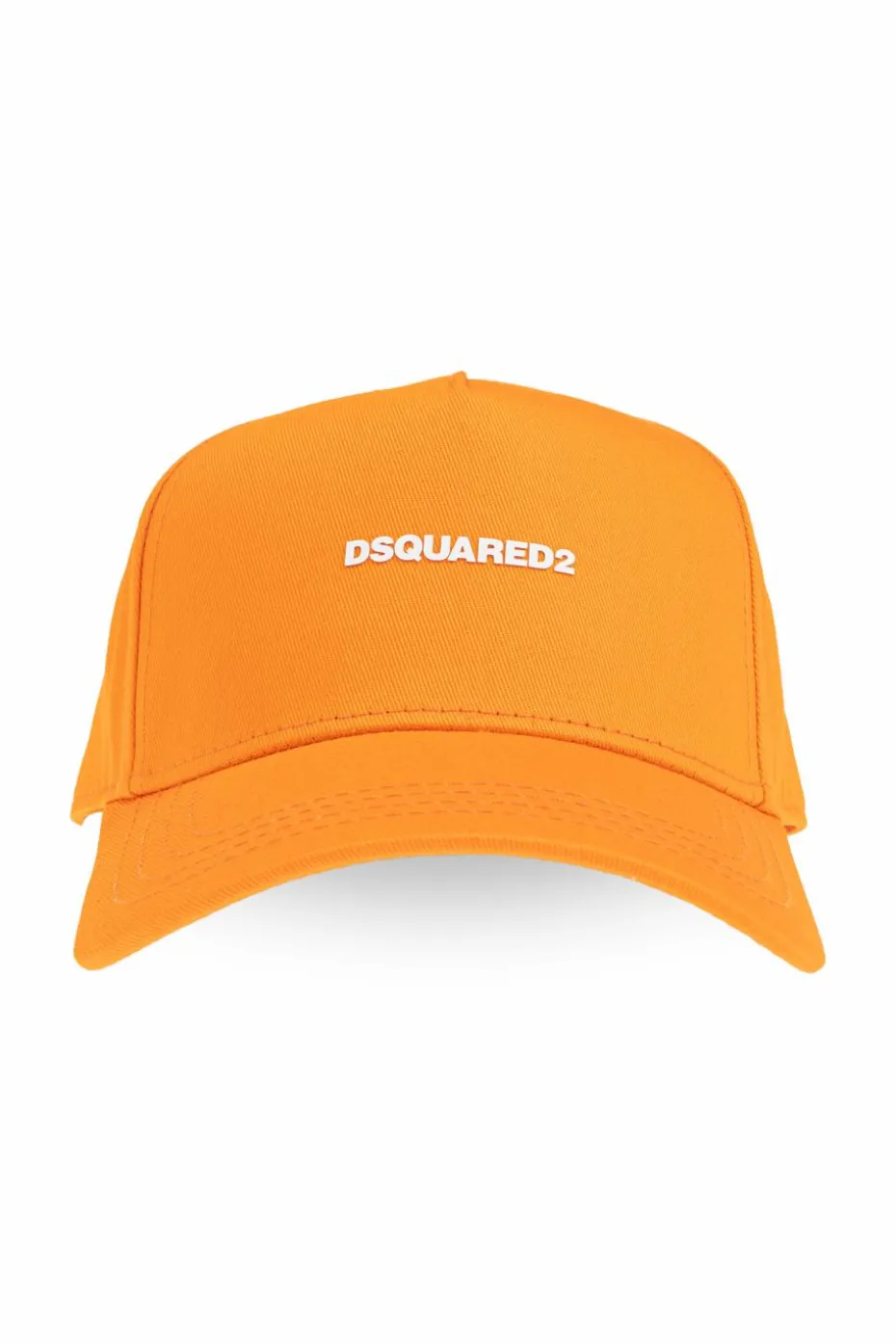 Dsquared2 POMARAŃCZOWY Czapka z daszkiem