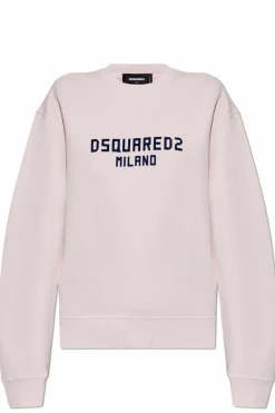 Dsquared2 RÓŻOWY Bluza z logo