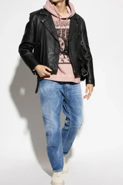 Dsquared2 RÓŻOWY Bluza z nadrukiem