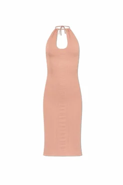 Dsquared2 RÓŻOWY Sukienka z odkrytymi plecami
