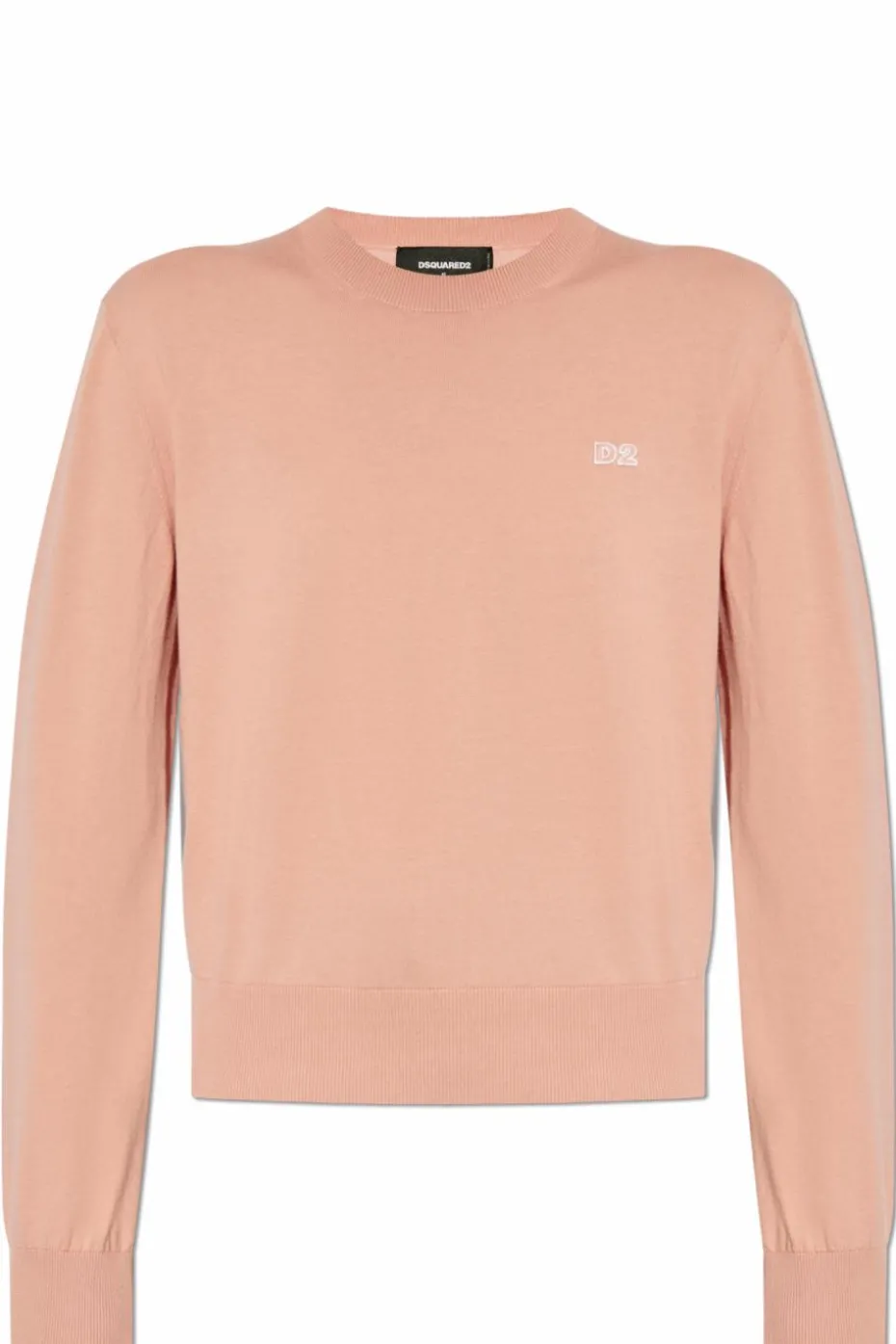 Dsquared2 RÓŻOWY Sweter z okrągłym dekoltem