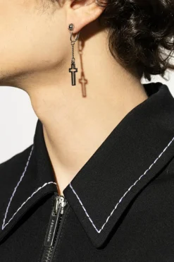 Dsquared2 SREBRNY Kolczyk z zawieszką