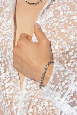 Dsquared2 SREBRNY Mosiężna bransoleta