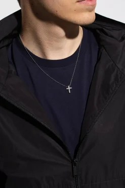 Dsquared2 SREBRNY Naszyjnik z zawieszką