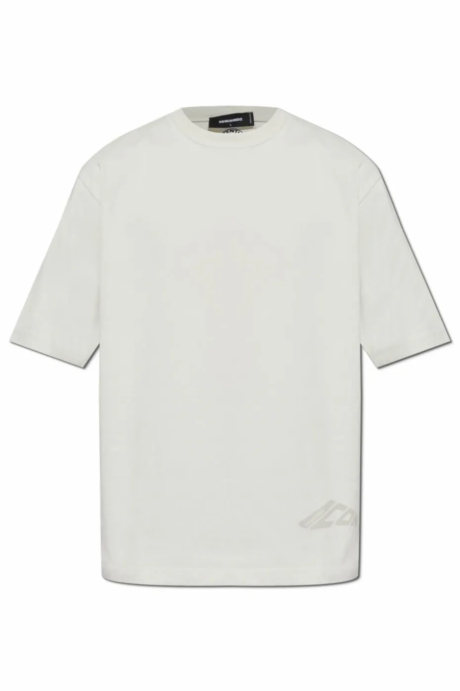 Dsquared2 SZARY Bawełniany t-Shirt