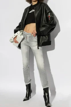 Dsquared2 SZARY Jeansy `Cool Girl`