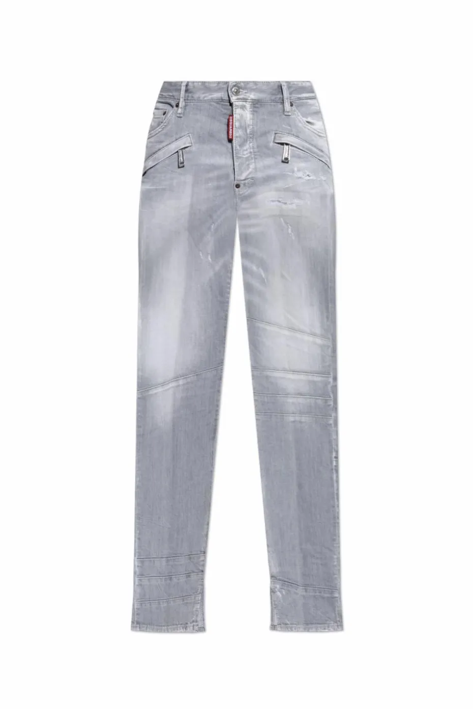 Dsquared2 SZARY Jeansy ze zwężanymi nogawkami
