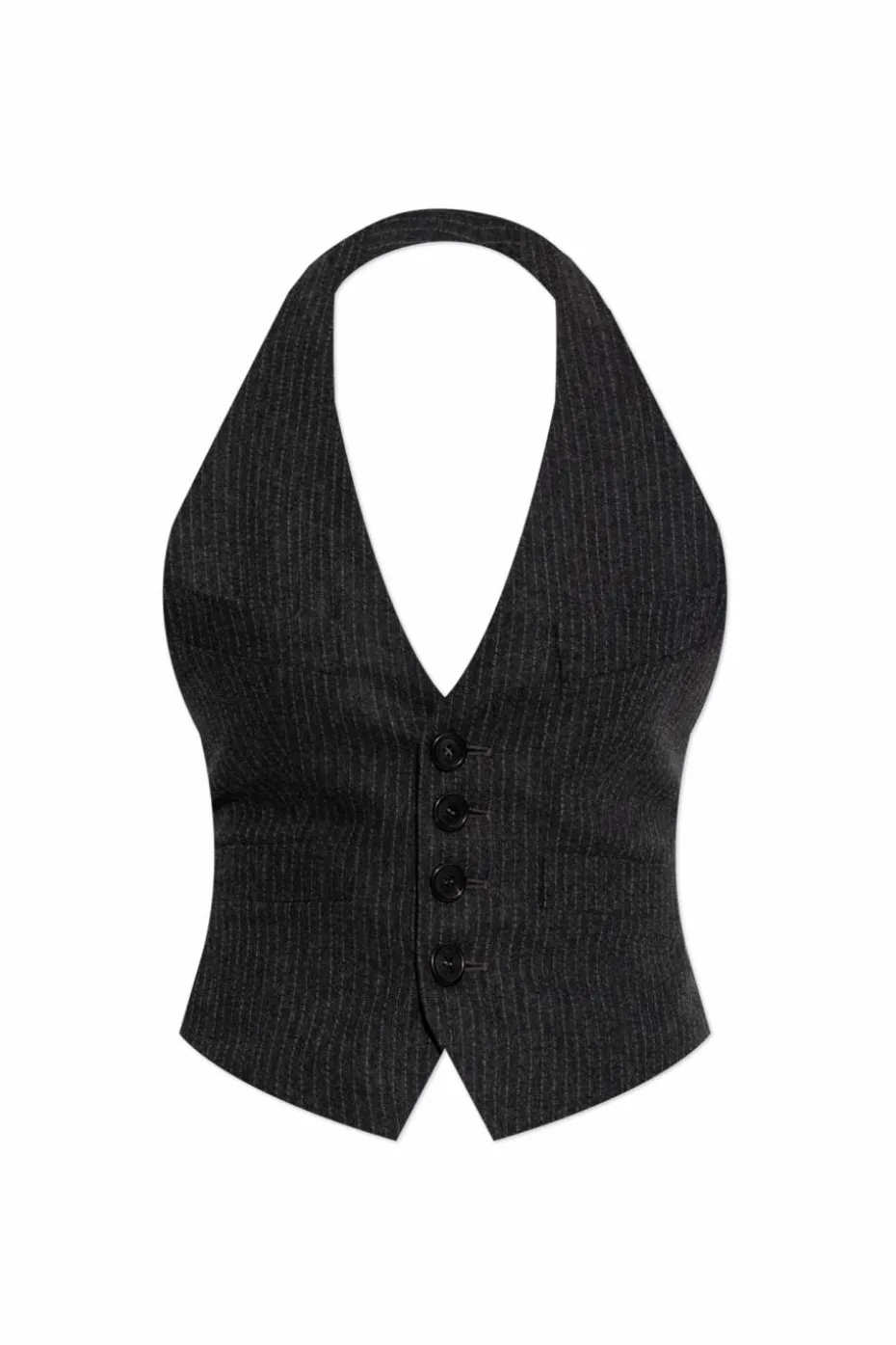 Dsquared2 SZARY Kamizelka w pasy