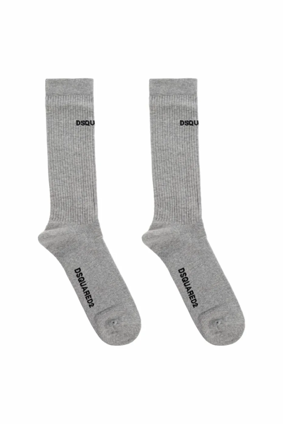 Dsquared2 SZARY Skarpety z logo