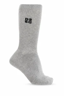 Dsquared2 SZARY Skarpety z logo