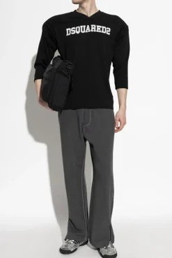 Dsquared2 SZARY Spodnie dresowe