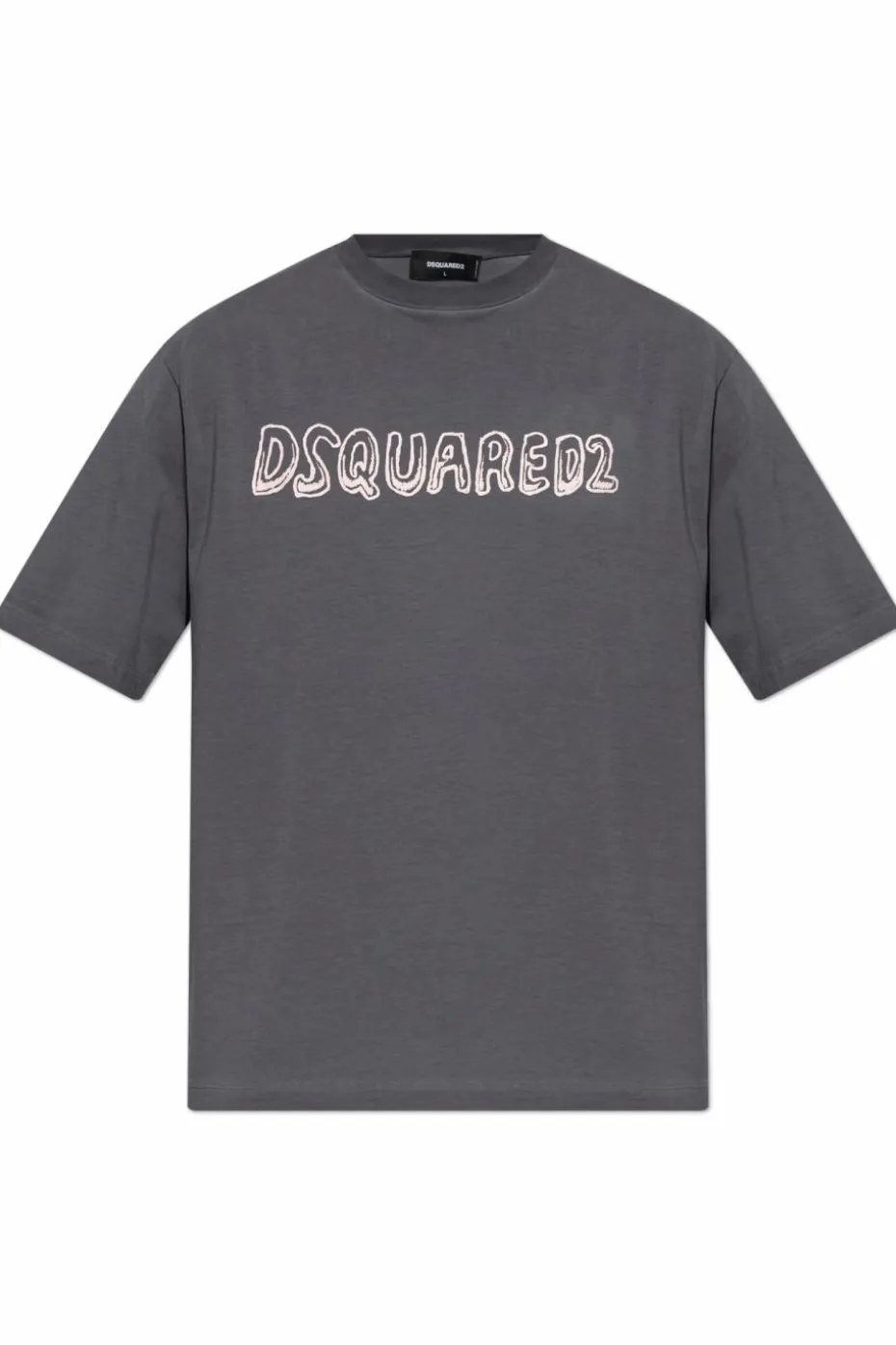 Dsquared2 SZARY T-shirt z nadrukiem