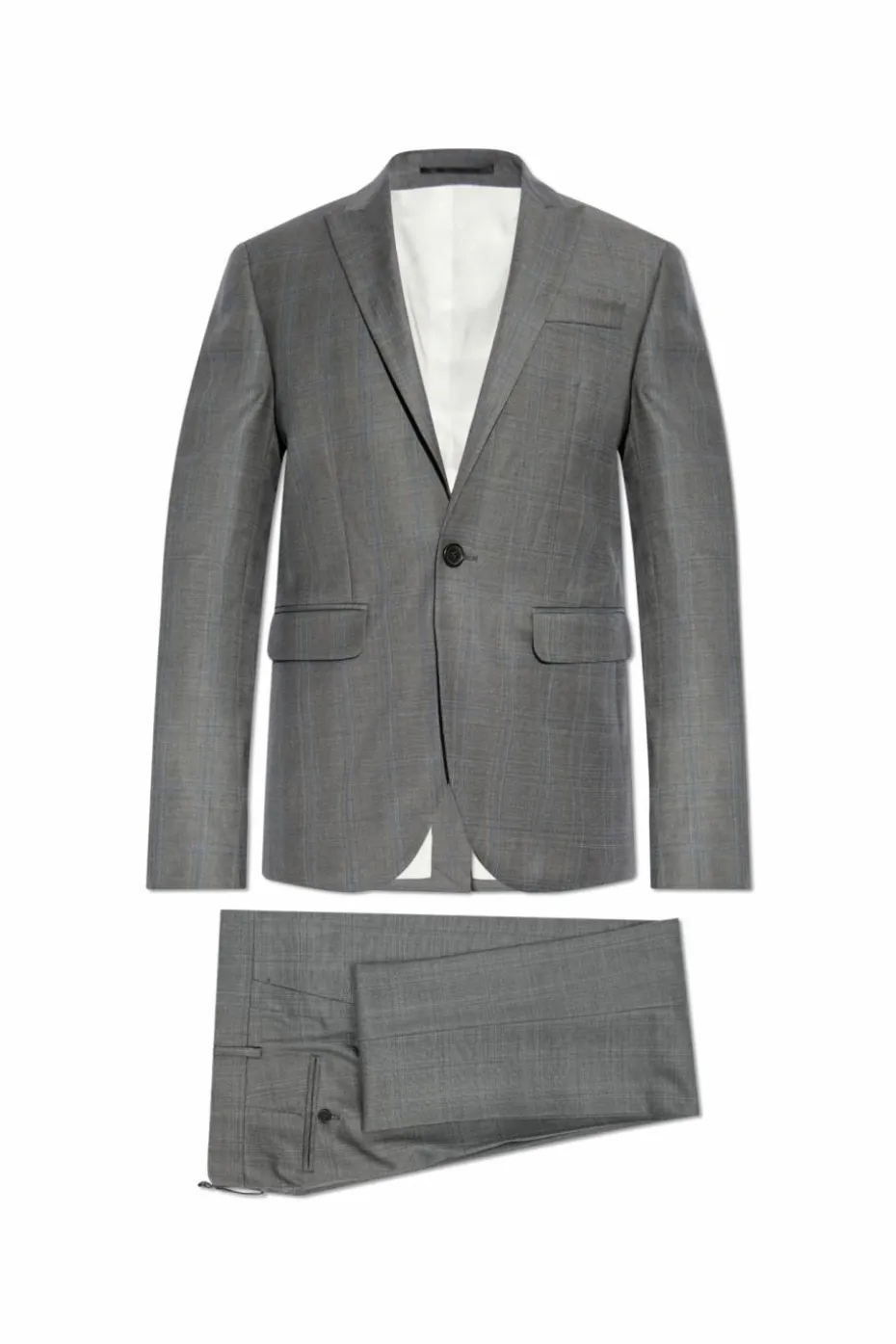 Dsquared2 SZARY Wełniany garnitur