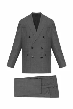 Dsquared2 SZARY Wełniany garnitur