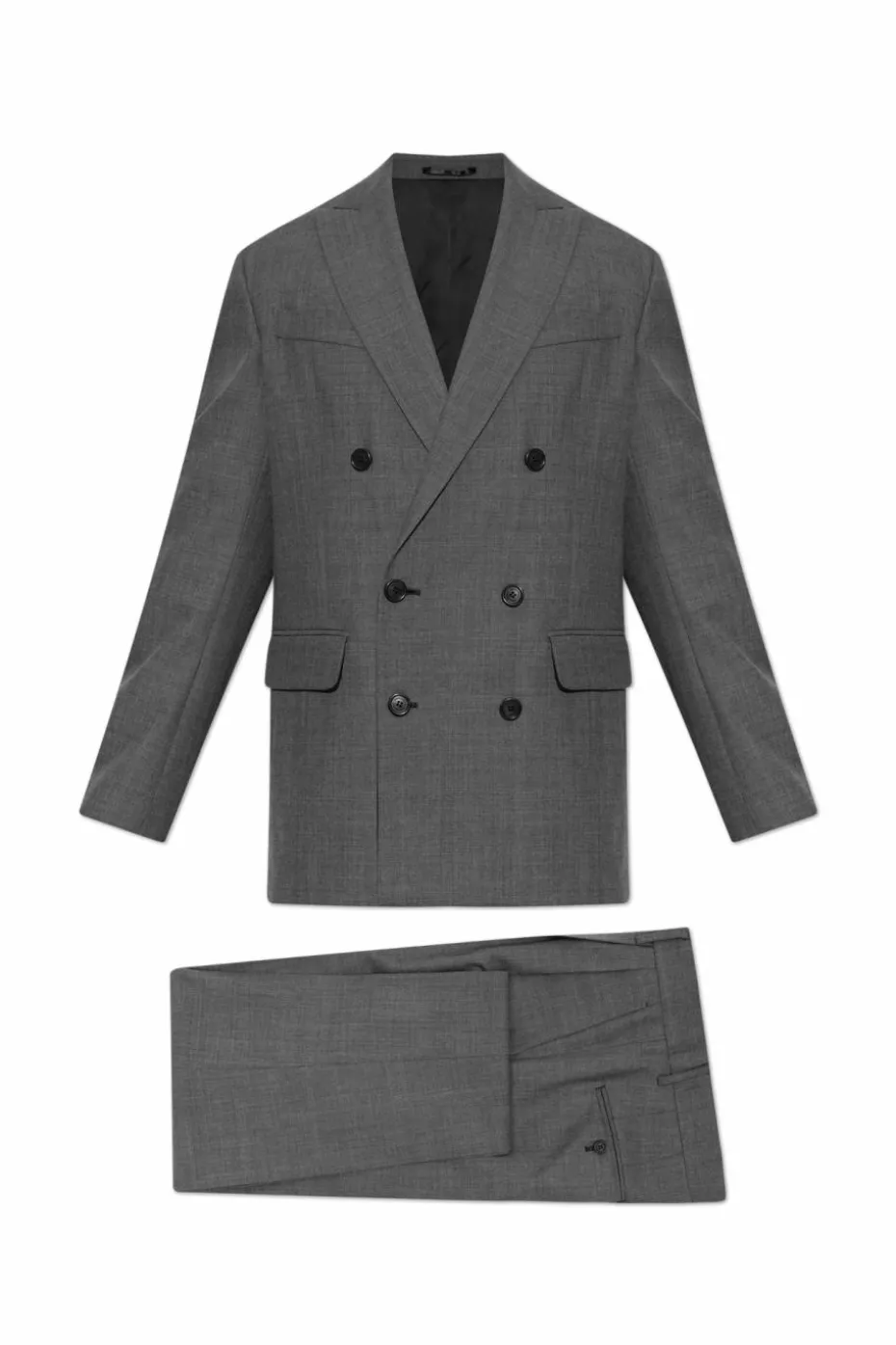 Dsquared2 SZARY Wełniany garnitur