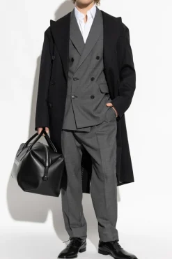 Dsquared2 SZARY Wełniany garnitur