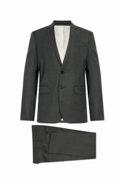Dsquared2 SZARY Wełniany garnitur