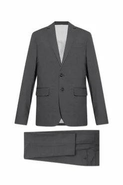 Dsquared2 SZARY Wełniany garnitur
