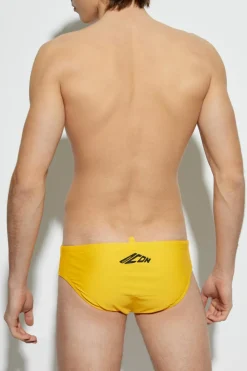 Dsquared2 ŻÓŁTY Slipy kąpielowe