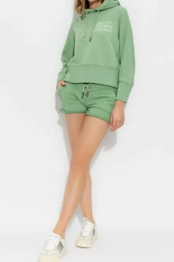 Dsquared2 ZIELONY Bawełniane szorty