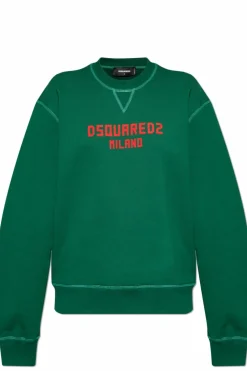 Dsquared2 ZIELONY Bluza z logo