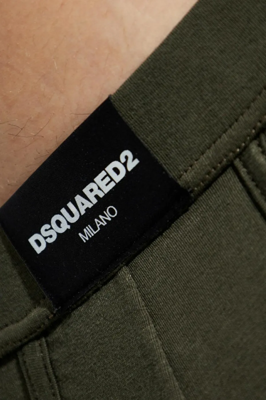 Dsquared2 ZIELONY Bokserki z logo