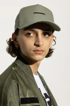 Dsquared2 ZIELONY Czapka z daszkiem