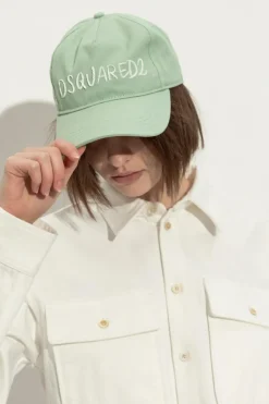 Dsquared2 ZIELONY Czapka z daszkiem