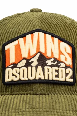 Dsquared2 ZIELONY Czapka z daszkiem