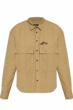 Dsquared2 ZIELONY Koszula z logo