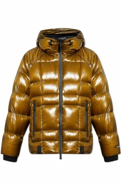 Dsquared2 ZIELONY Kurtka puchowa z kapturem