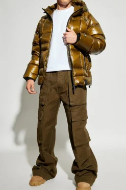 Dsquared2 ZIELONY Kurtka puchowa z kapturem