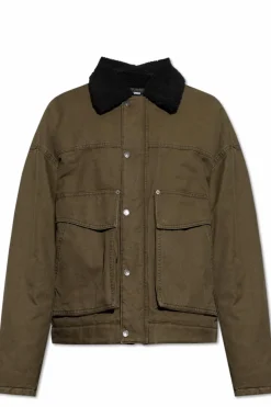 Dsquared2 ZIELONY Kurtka z kołnierzem