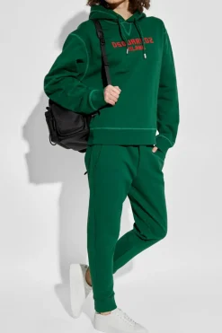 Dsquared2 ZIELONY Spodnie dresowe
